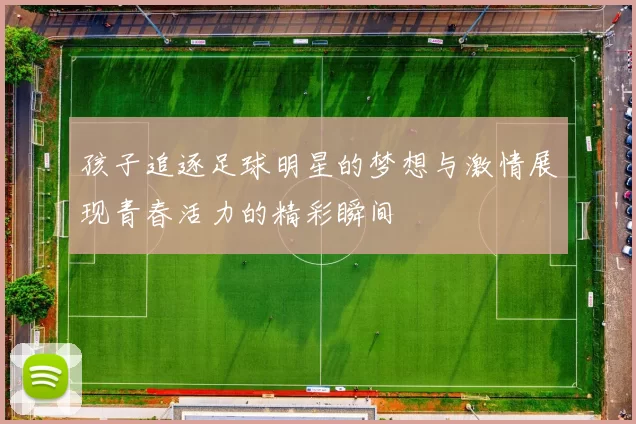 孩子追逐足球明星的梦想与激情展现青春活力的精彩瞬间