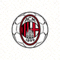 AC米兰官方俱乐部徽章logo